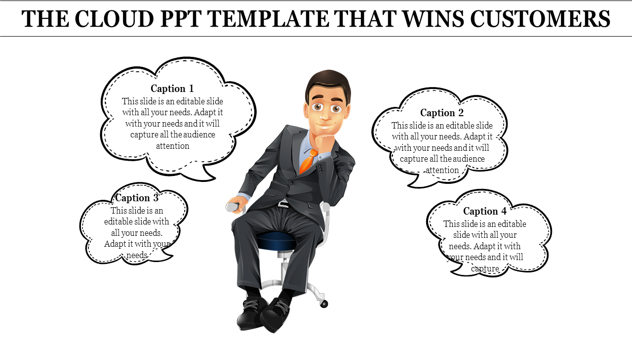 cloud ppt template-The CLOUD PPT TEMPLATE That Wins Customers